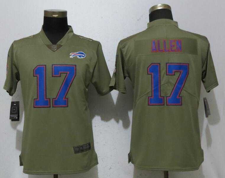 Women Nike Bills 17 Josh Allen Olive Salute To Service Limited Jersey,We sell and wholesale Women Nike Bills 17 Josh Allen Olive Salute To Service Limited Jersey on line form chian!